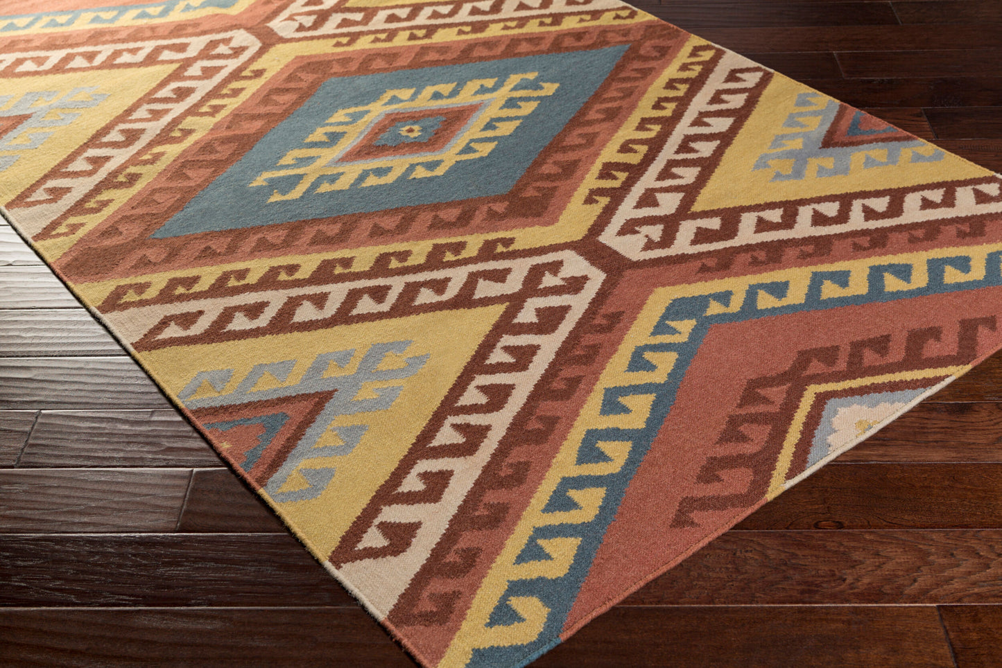 Wanderer WRR-2002 Alfombra de lana hecha a mano de 5' x 7'