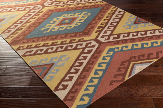 Wanderer WRR-2002 Alfombra de lana hecha a mano de 5' x 7'