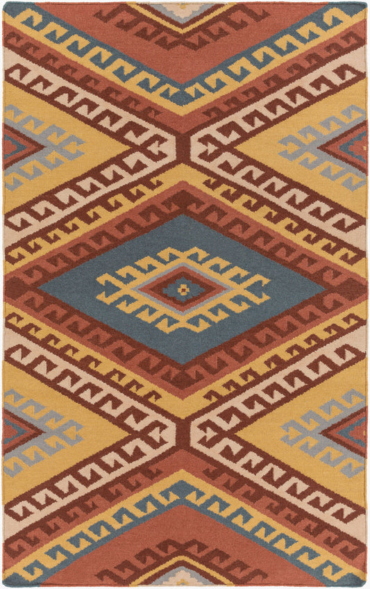 Wanderer WRR-2002 Alfombra de lana hecha a mano de 5' x 7'