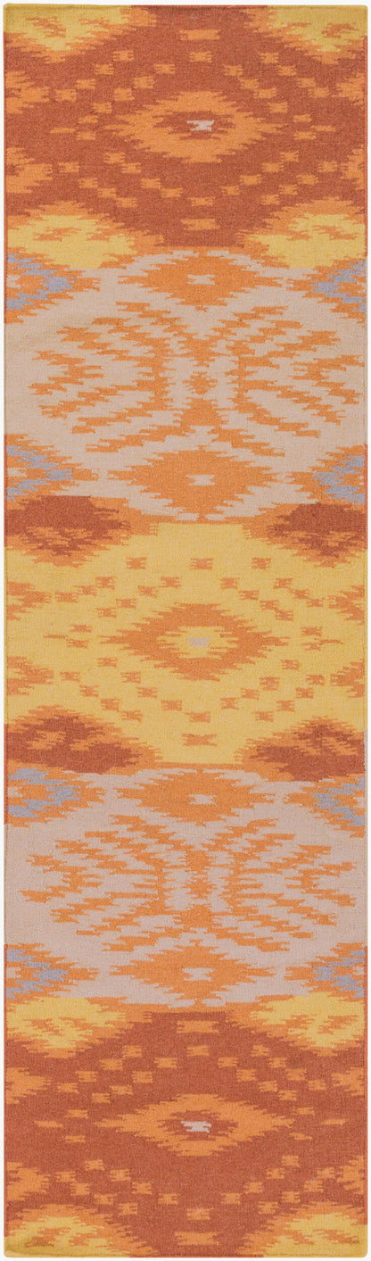Wanderer WRR-2003 8ft Runner Handmade Wool Runner Rug