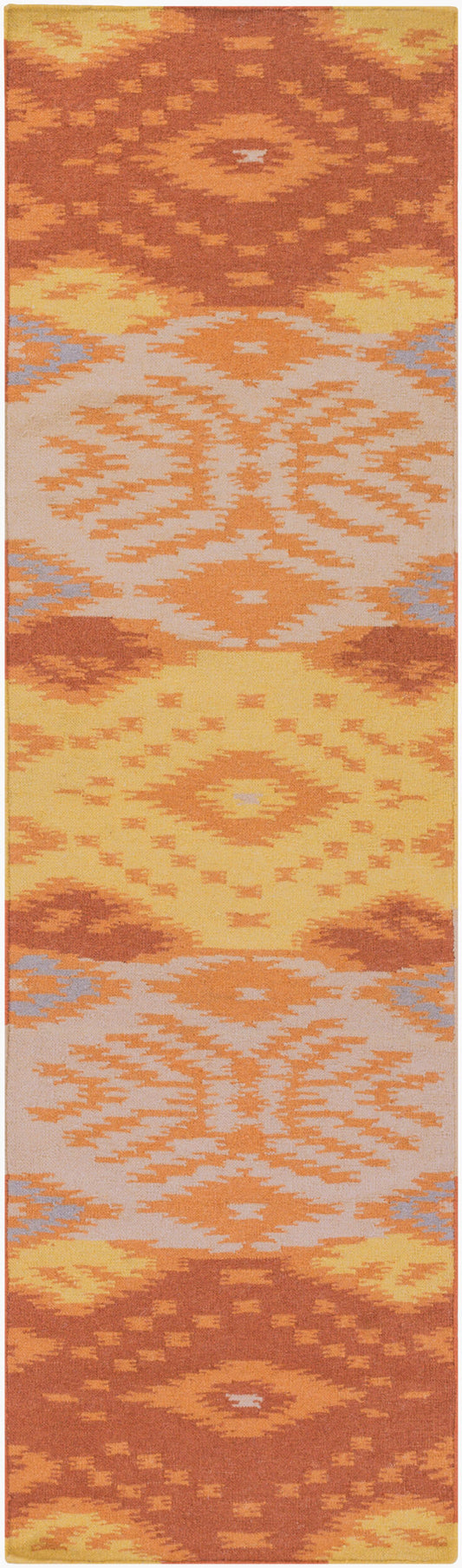 Wanderer WRR-2003 8ft Runner Handmade Wool Runner Rug