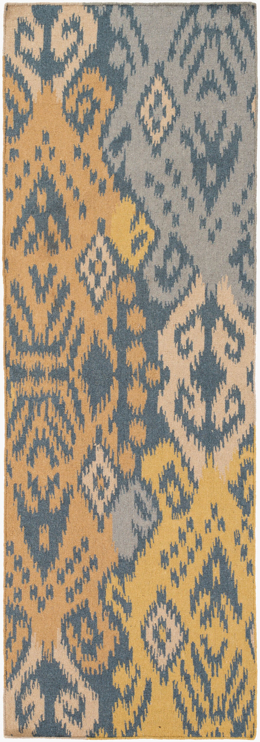 Wanderer WRR-2004 8ft Runner Handmade Wool Runner Rug