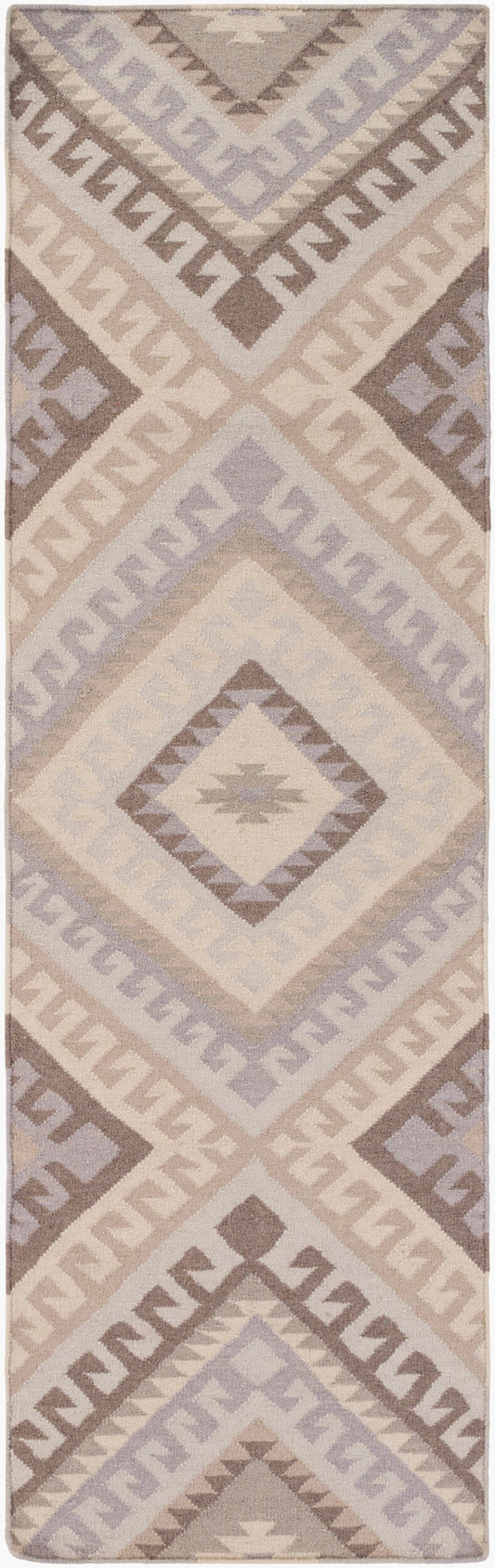 Wanderer WRR-2005 8ft Runner Handmade Wool Runner Rug