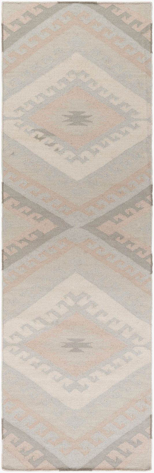 Wanderer WRR-2006 8ft Runner Handmade Wool Runner Rug