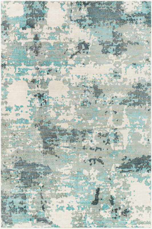 Alfombra decorativa Wilson WSN-2307 de 2' x 3' hecha a mano