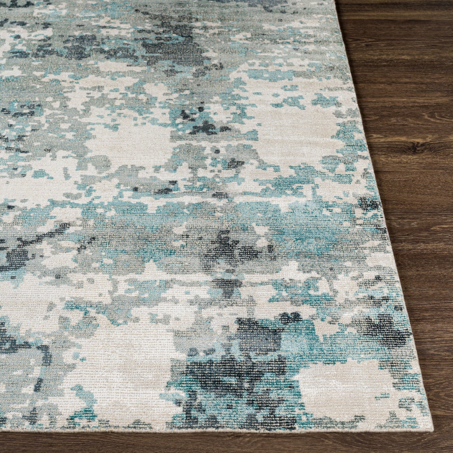 Alfombra decorativa Wilson WSN-2307 de 2' x 3' hecha a mano