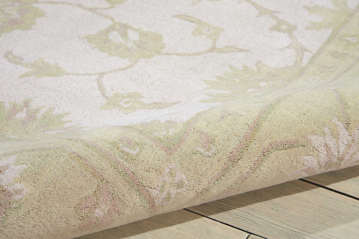 Zephyr ZEP01 Ivory/Green Tufted Rug