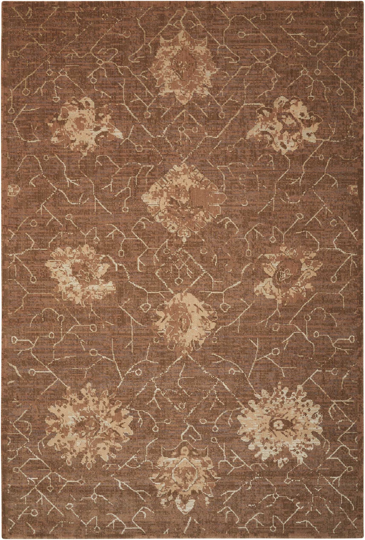 Silken Allure SLK08 Chocolate Loomed Rug
