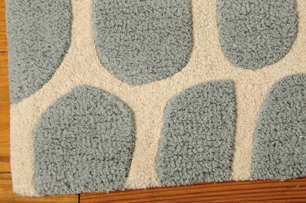 Michael Amini Zambiana MA403 Aqua Tufted Rug