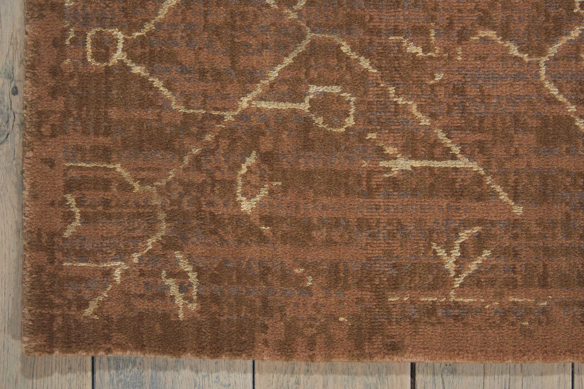 Silken Allure SLK08 Chocolate Loomed Rug