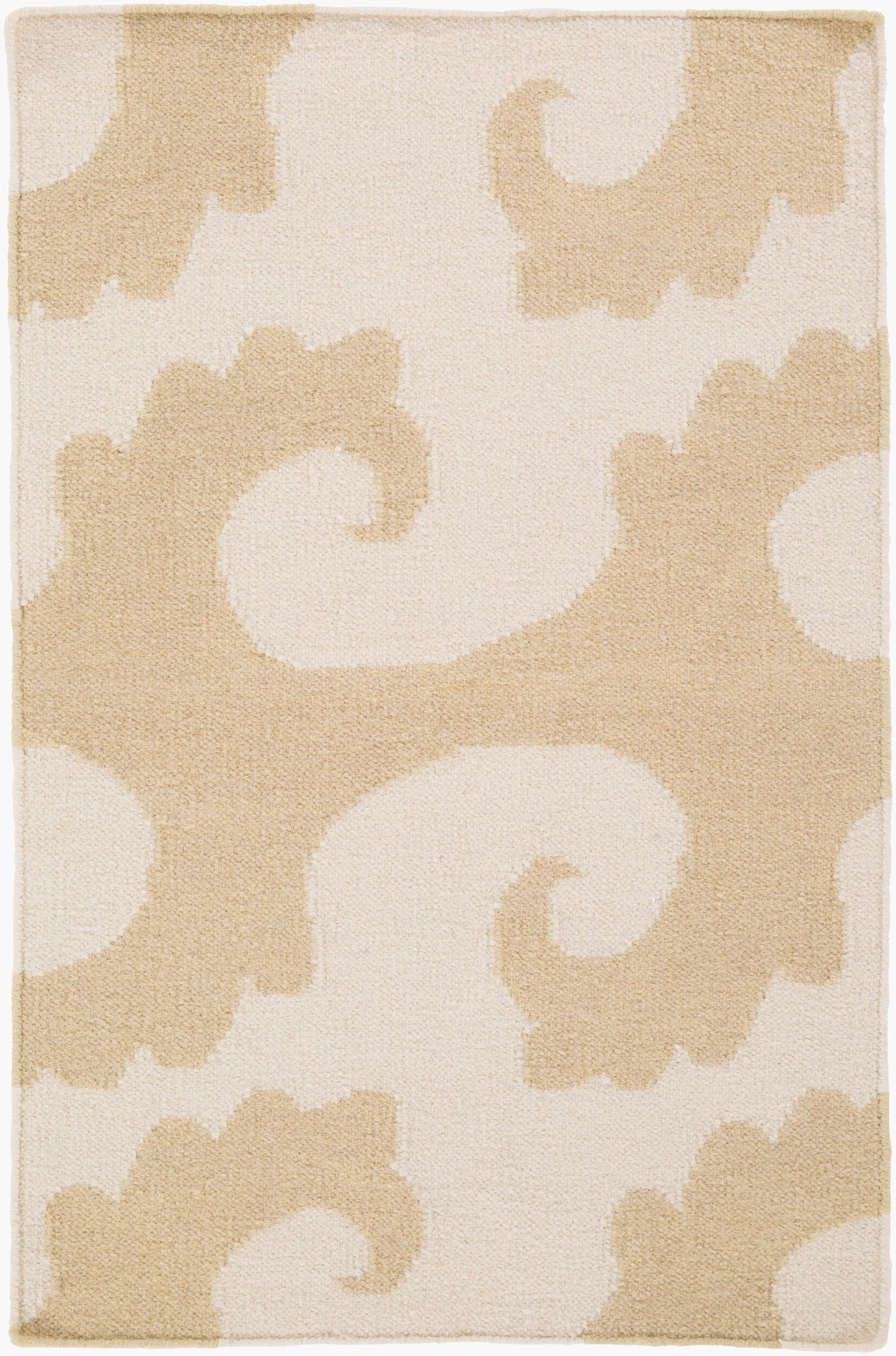 Alfombra decorativa de lana hecha a mano Yacht Club YTC-2014 de 90 x 150 cm