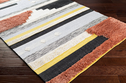 Yuva YUV-2300 5' x 7' Handmade Recyled Area Rug
