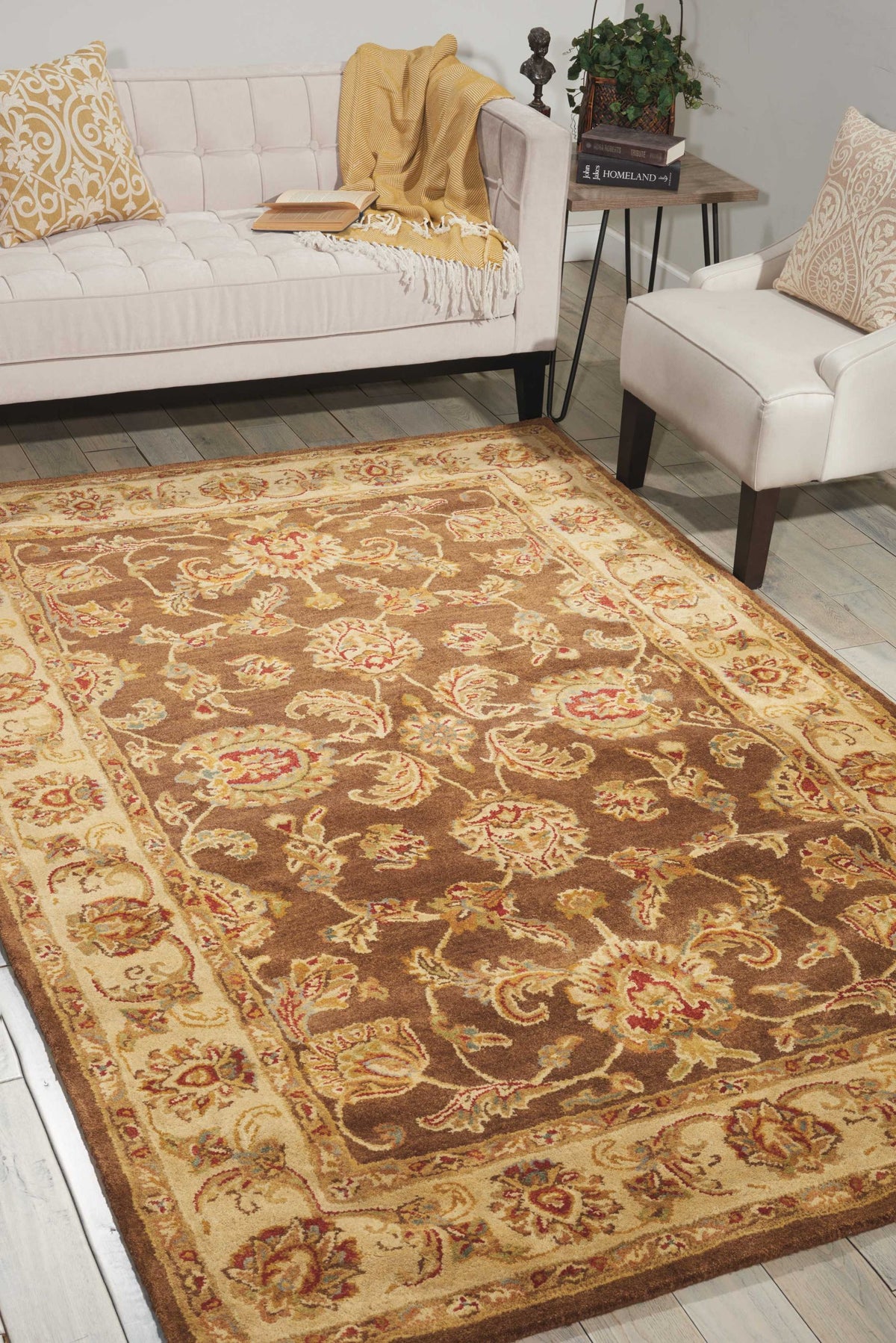 Jaipur JA23 Brown Tufted Rug
