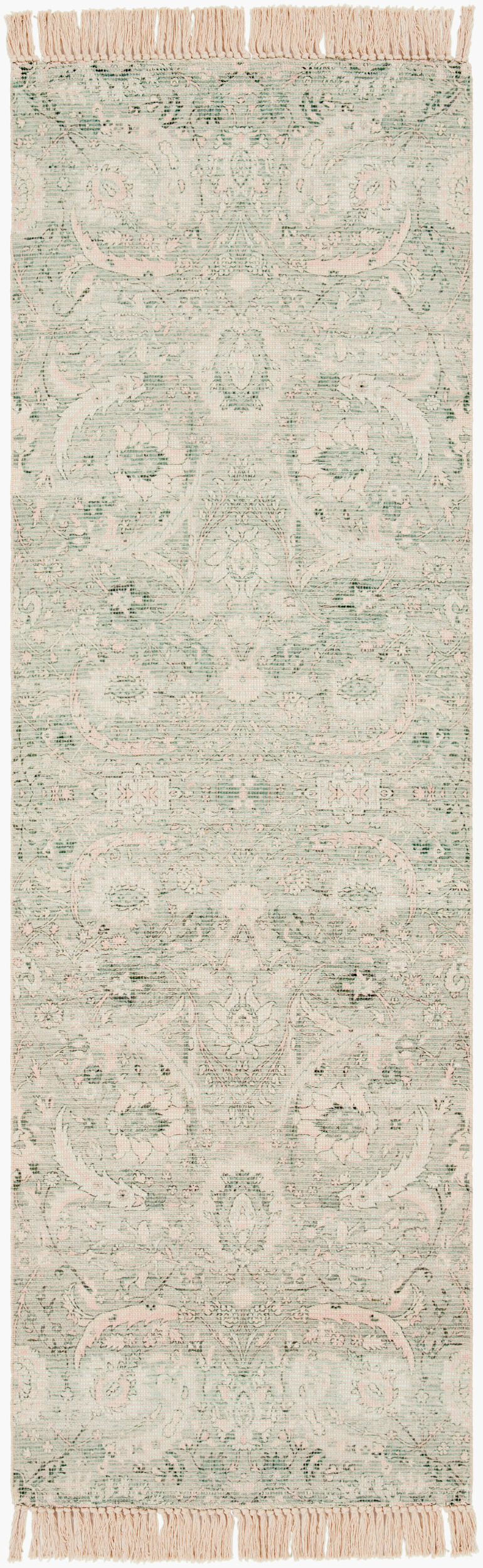 Zainab ZAI-2302 8ft Runner Handmade Runner Rug