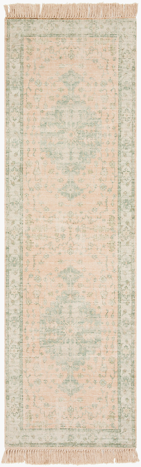 Zainab ZAI-2305 8ft Runner Handmade Runner Rug