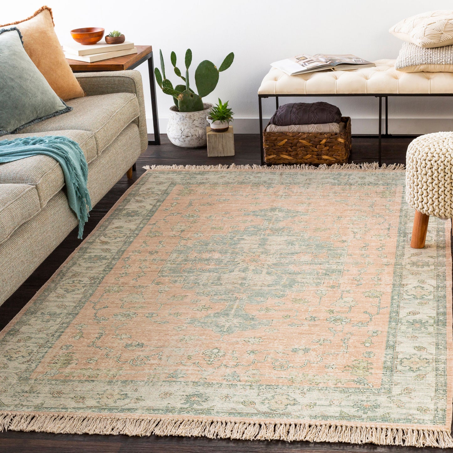 Zainab ZAI-2305 2' x 3' Handmade Accent Rug