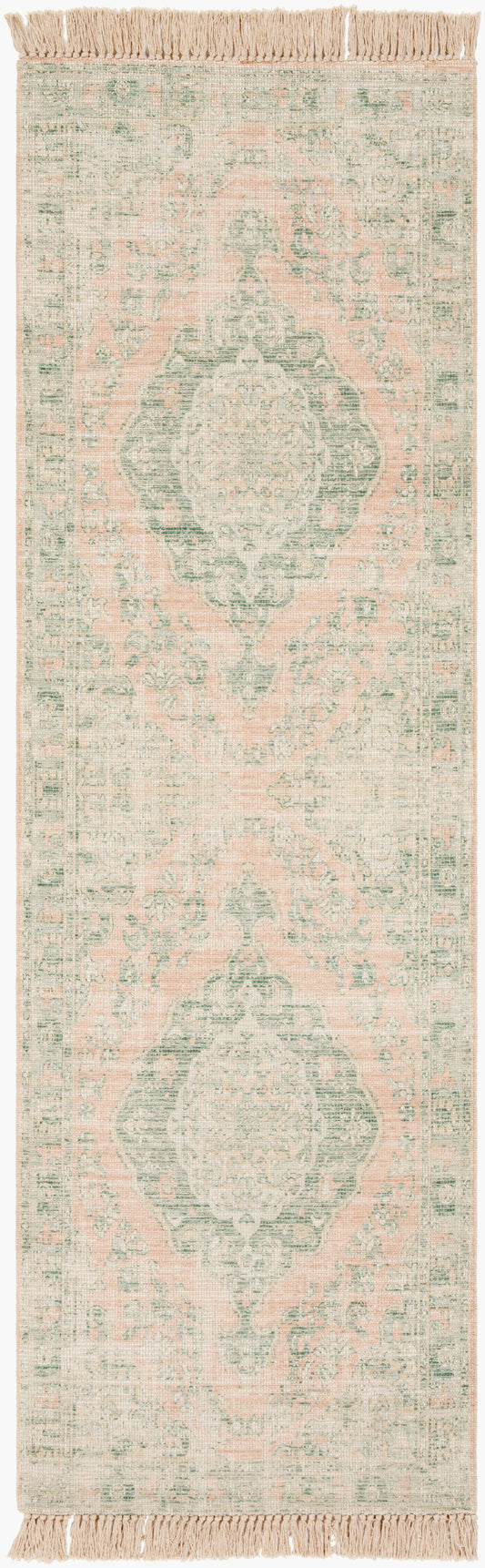 Zainab ZAI-2313 8ft Runner Handmade Runner Rug