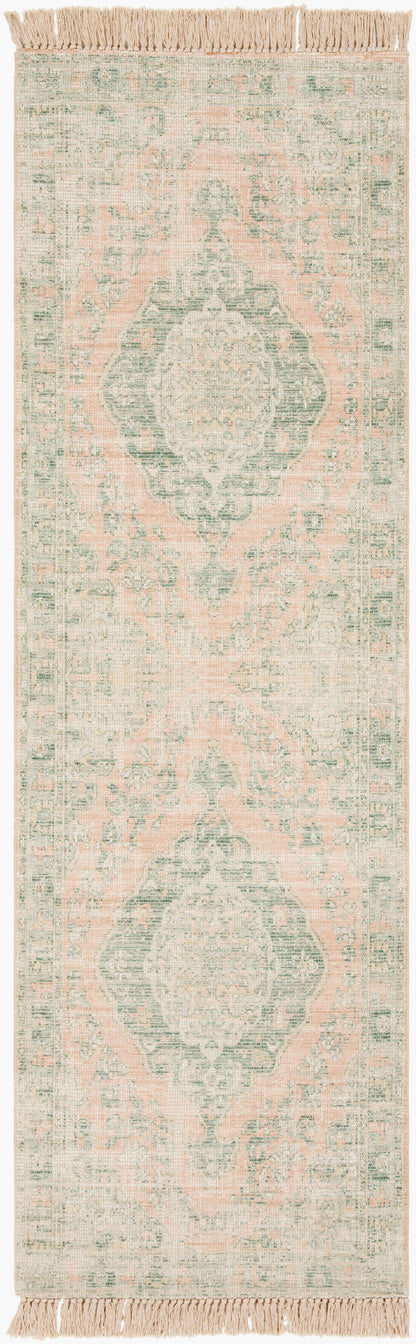 Zainab ZAI-2313 8ft Runner Handmade Runner Rug