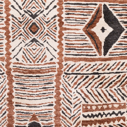 Zambia ZAM-1000 2' x 3' Handmade Faux Silk Accent Rug