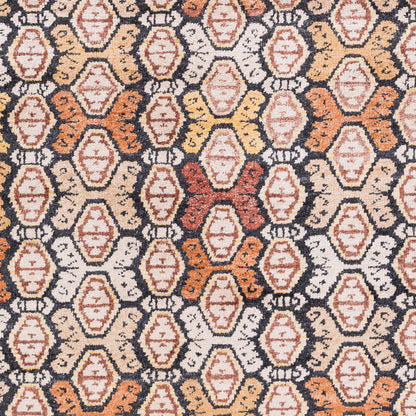 Zambia ZAM-1002 2' x 3' Handmade Faux Silk Accent Rug