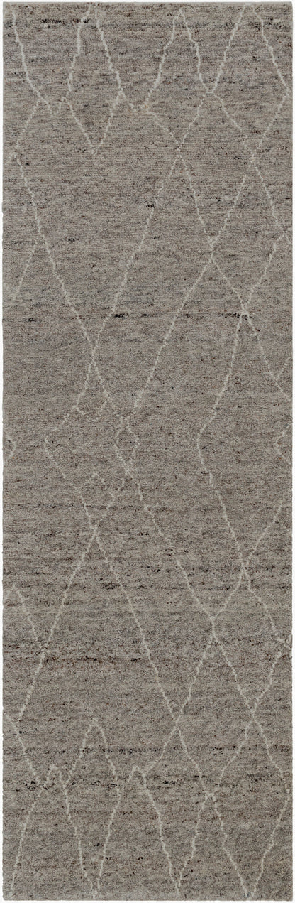 Alfombra de lana hecha a mano Zara ZAR-2300 de 8 pies