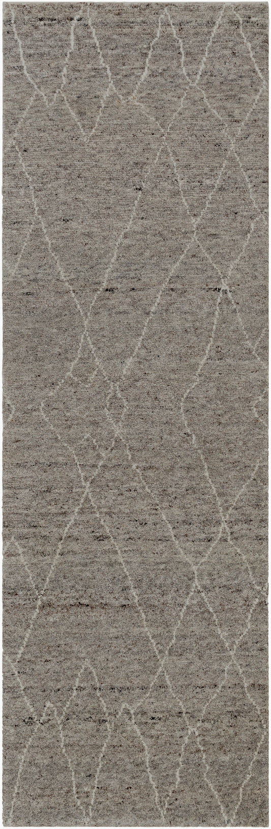 Alfombra de lana hecha a mano Zara ZAR-2300 de 8 pies