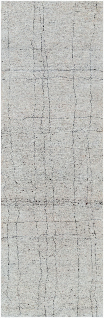 Alfombra de corredor hecha a mano Zara ZAR-2302 de 8 pies