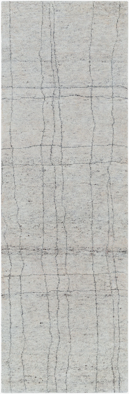 Alfombra de corredor hecha a mano Zara ZAR-2302 de 8 pies