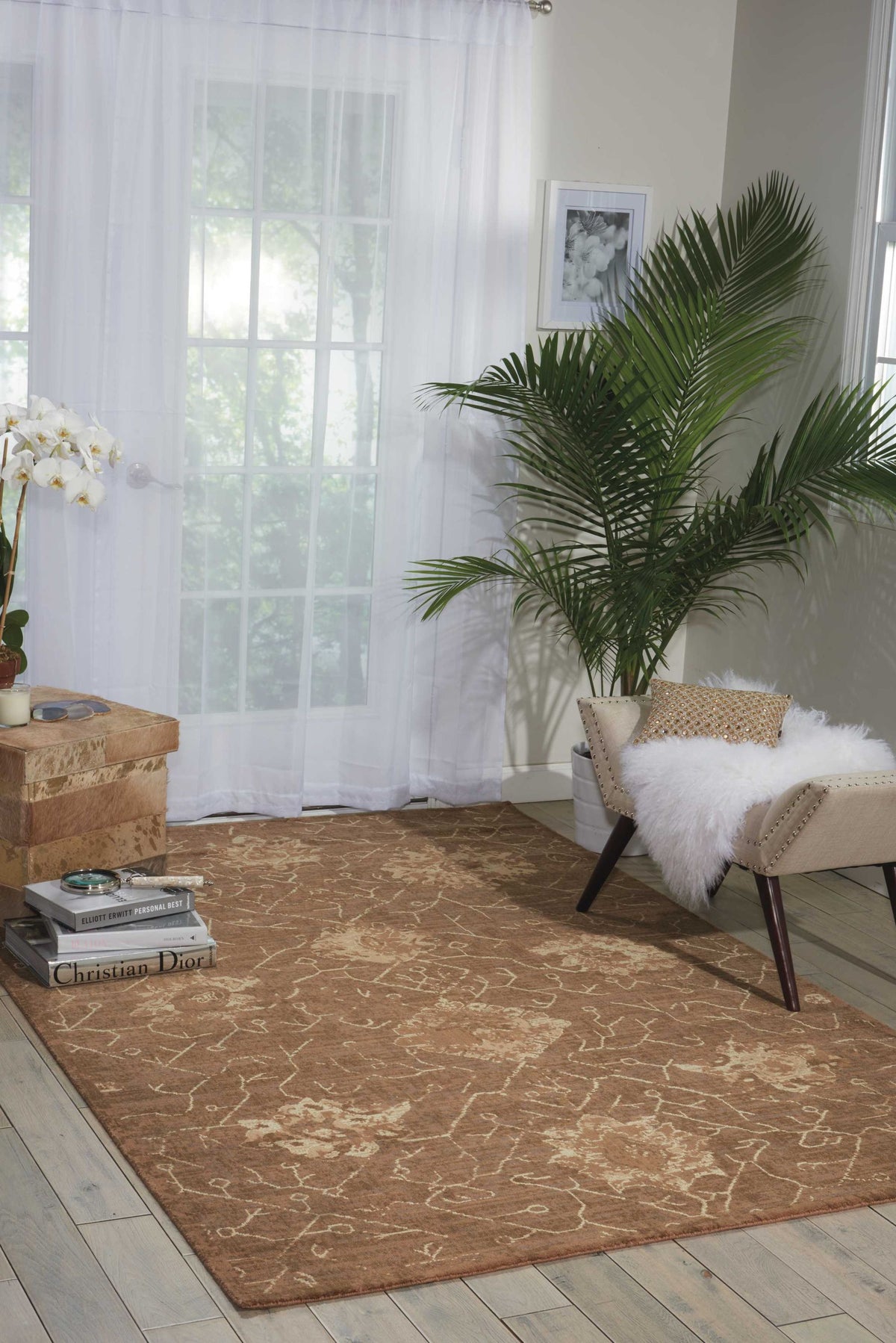 Silken Allure SLK08 Chocolate Loomed Rug