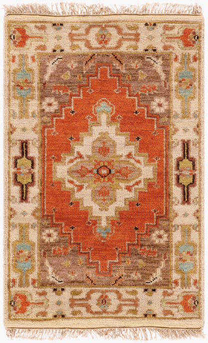 Zeus ZEU-7800 2' x 3' Handmade Wool Accent Rug