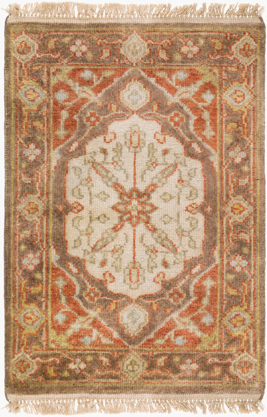 Zeus ZEU-7810 2' x 3' Handmade Wool Accent Rug