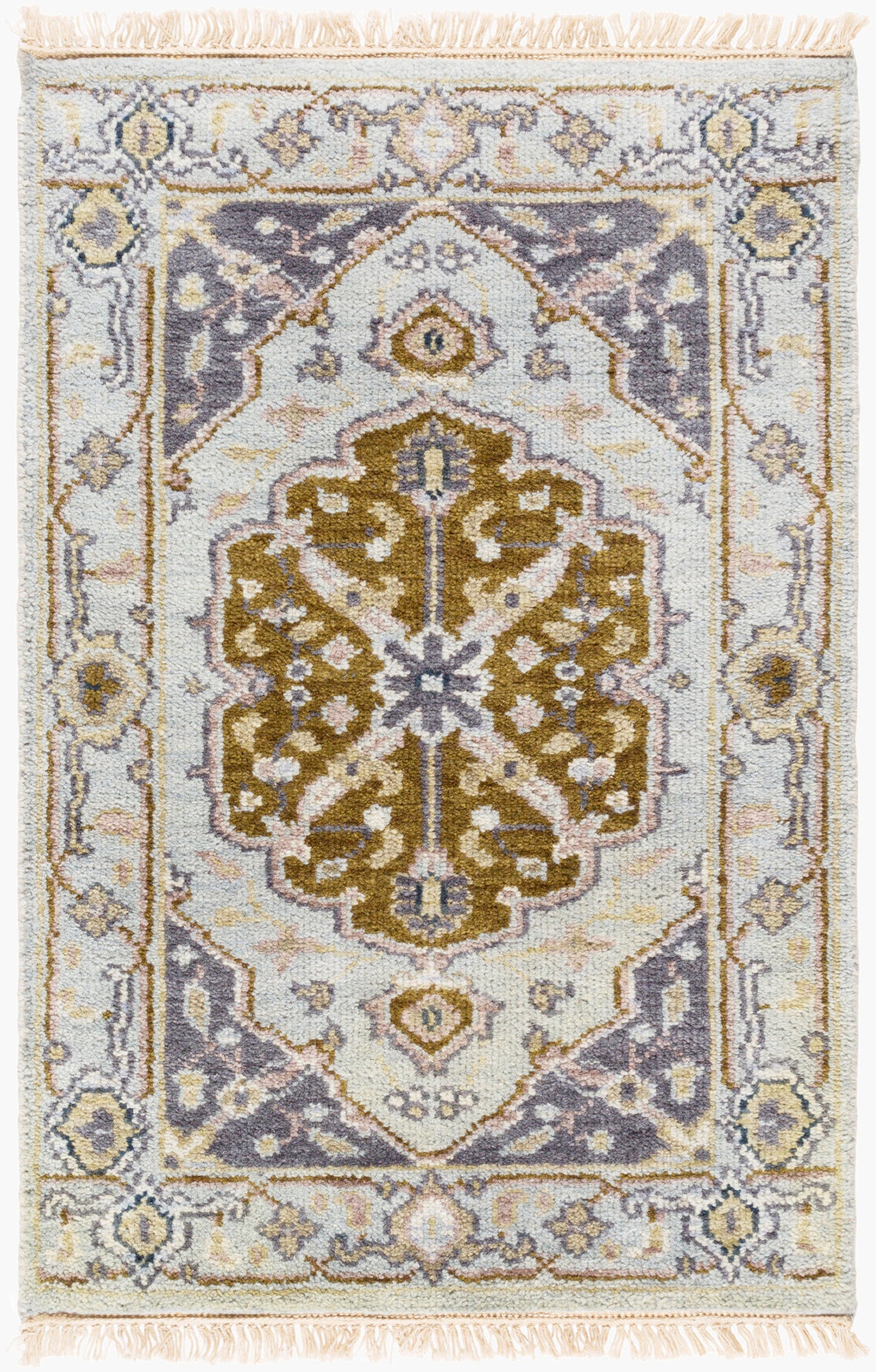 Zeus ZEU-7823 2' x 3' Handmade Wool Accent Rug