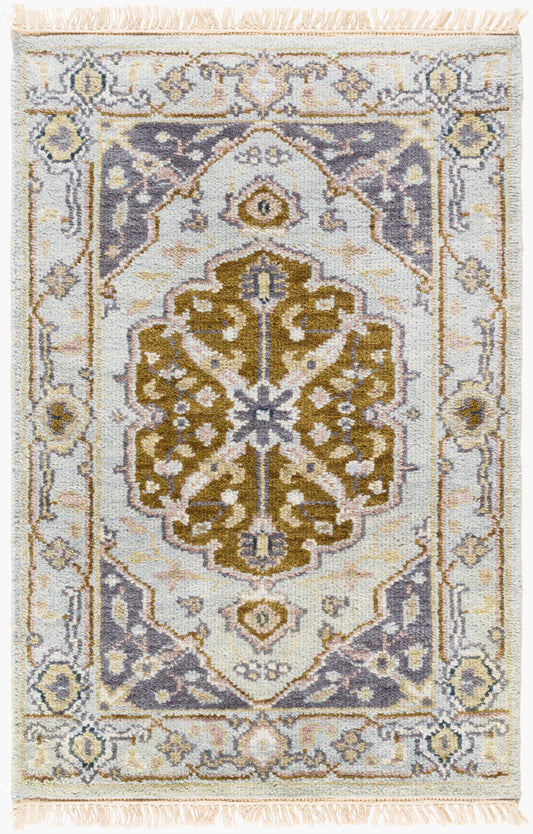 Zeus ZEU-7823 2' x 3' Handmade Wool Accent Rug