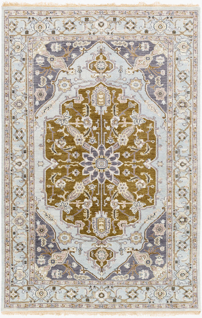 Zeus ZEU-7823 Alfombra de lana hecha a mano de 9' x 12'