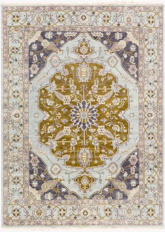 Zeus ZEU-7823 Alfombra de lana hecha a mano de 8' x 11'