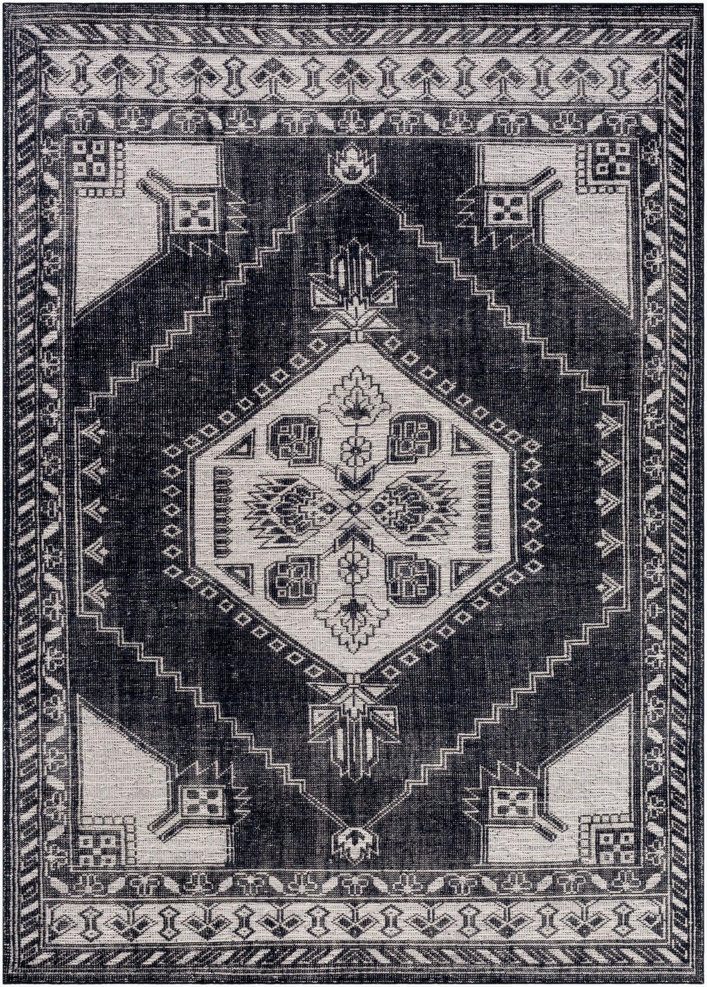 Alfombra de lana hecha a mano Zahra ZHA-2303 de 8' x 11'