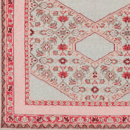 Alfombra de lana hecha a mano Zahra ZHA-4007 de 1,52 m x 2,74 m