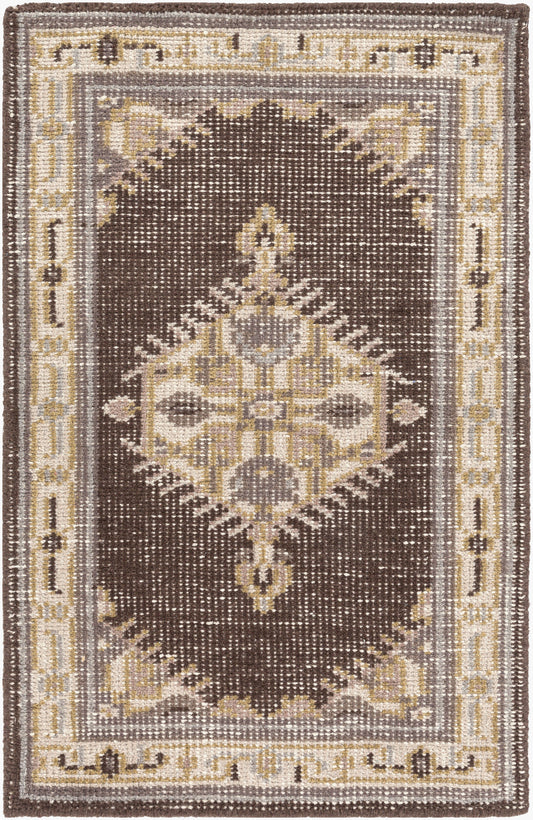 Zahra ZHA-4011 2' x 3' Handmade Wool Accent Rug