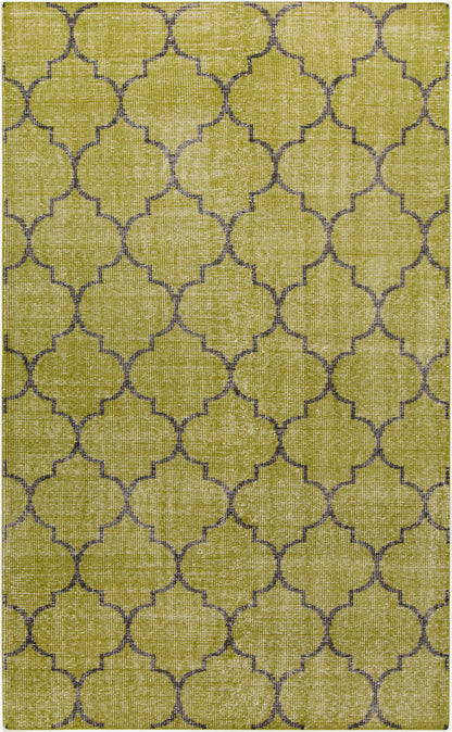 Alfombra de lana hecha a mano Zahra ZHA-4012 de 1,52 m x 2,74 m