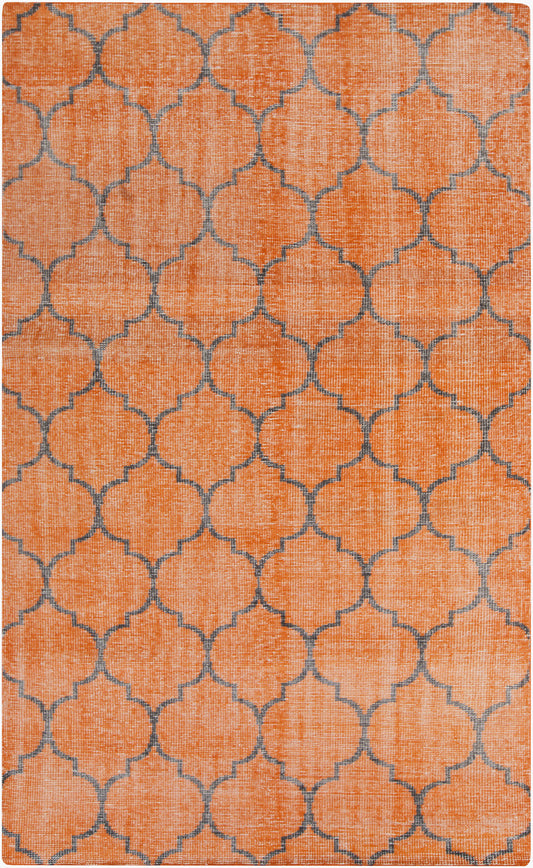 Alfombra de lana hecha a mano Zahra ZHA-4014 de 1,52 m x 2,74 m