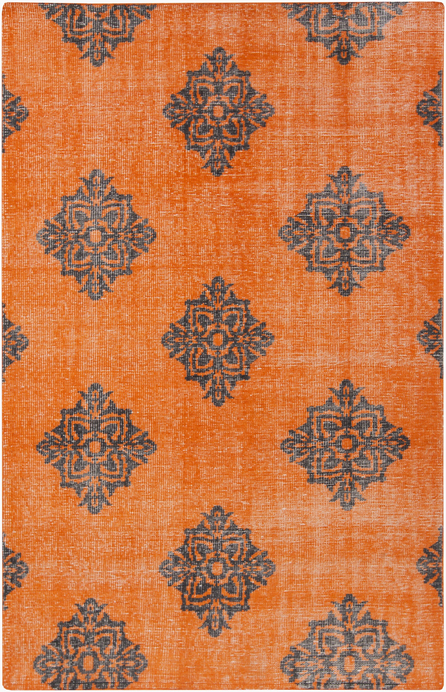 Alfombra de lana hecha a mano Zahra ZHA-4025 de 1,52 m x 2,74 m