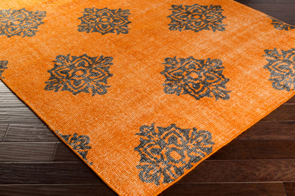 Alfombra de lana hecha a mano Zahra ZHA-4025 de 1,52 m x 2,74 m