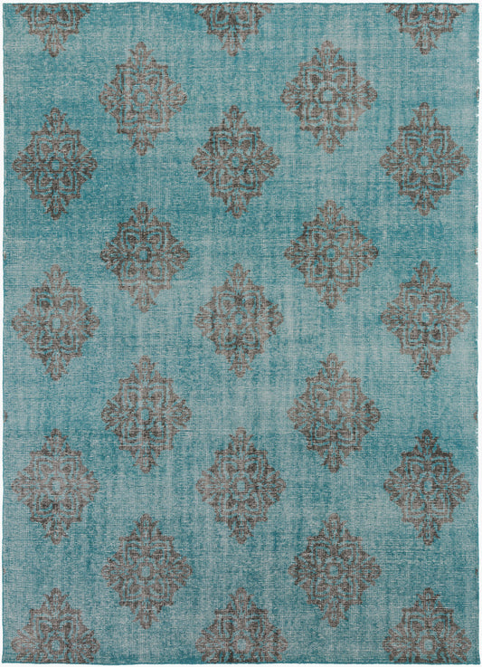 Alfombra de lana hecha a mano Zahra ZHA-4026 de 8' x 11'