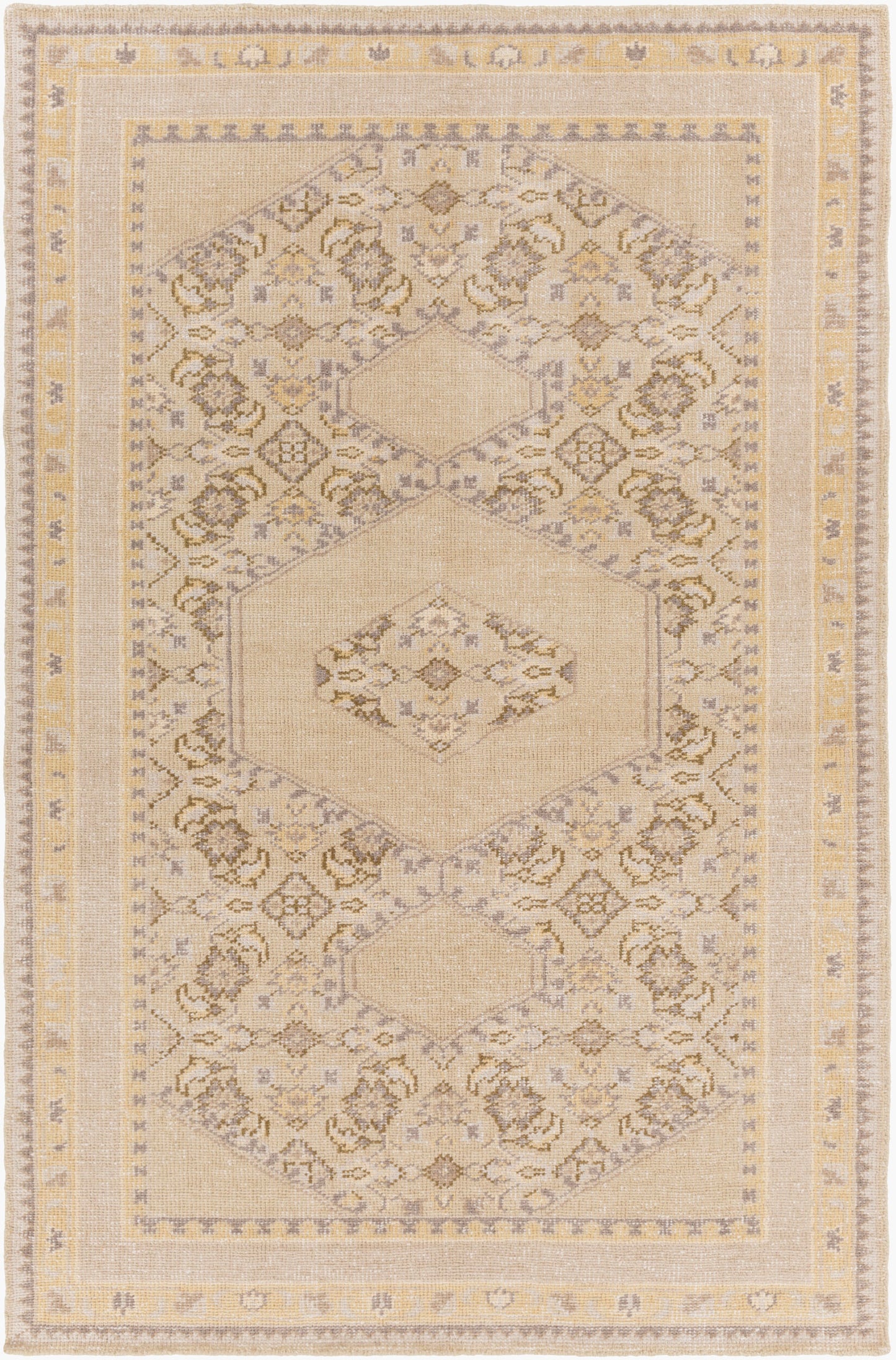 Zahra ZHA-4032 5' x 9' Handmade Wool Area Rug