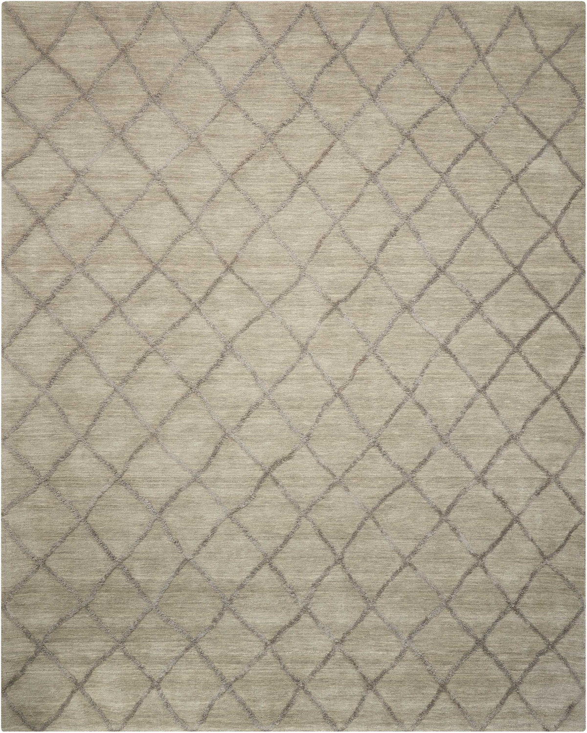 Lunette LNT01 Silver Tufted Rug