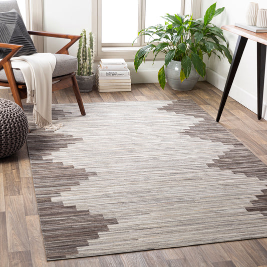 Zander ZND-1007 2' x 3' Handmade Accent Rug