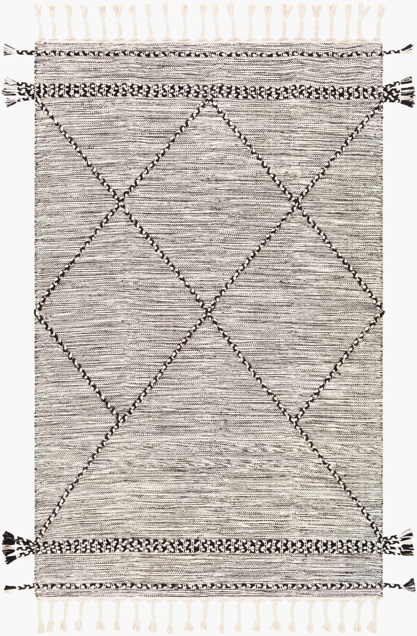 Zanafi ZNF-2300 Alfombra decorativa hecha a mano de 2' x 3'