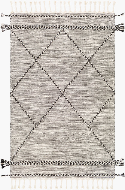 Zanafi ZNF-2300 Alfombra decorativa hecha a mano de 2' x 3'