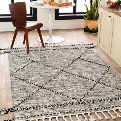 Zanafi ZNF-2300 Alfombra decorativa hecha a mano de 2' x 3'