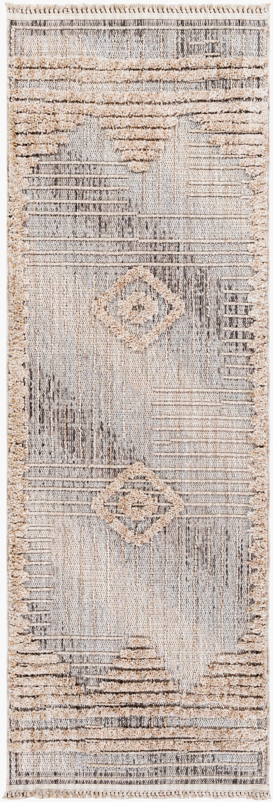 Zaragoza ZRZ-2305 7ft Runner Machine Woven Runner Rug